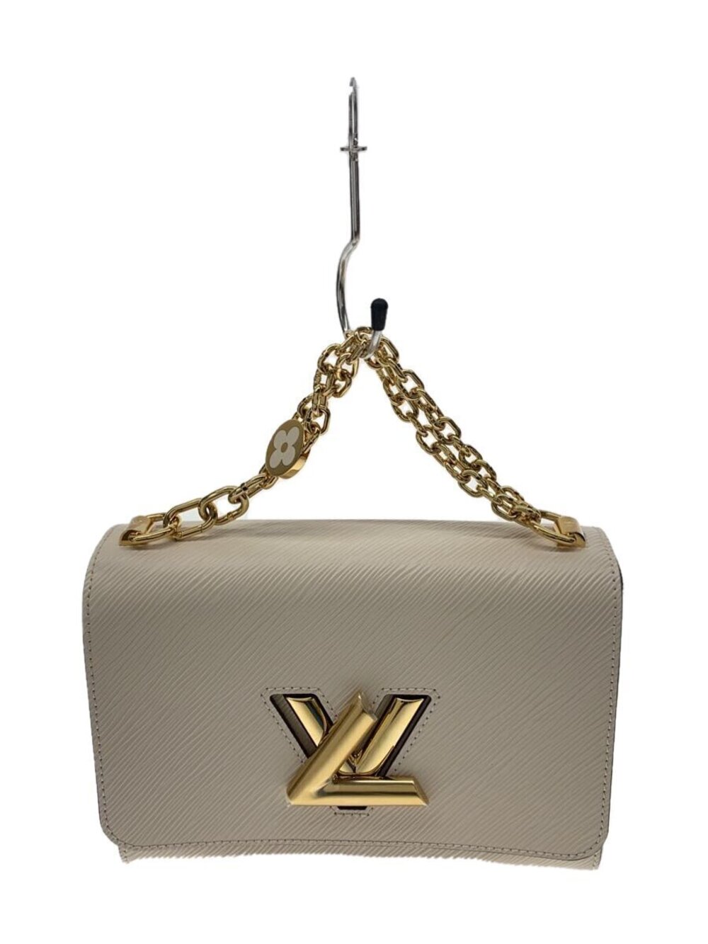 LOUIS VUITTON Twist Epi Leather Bag White